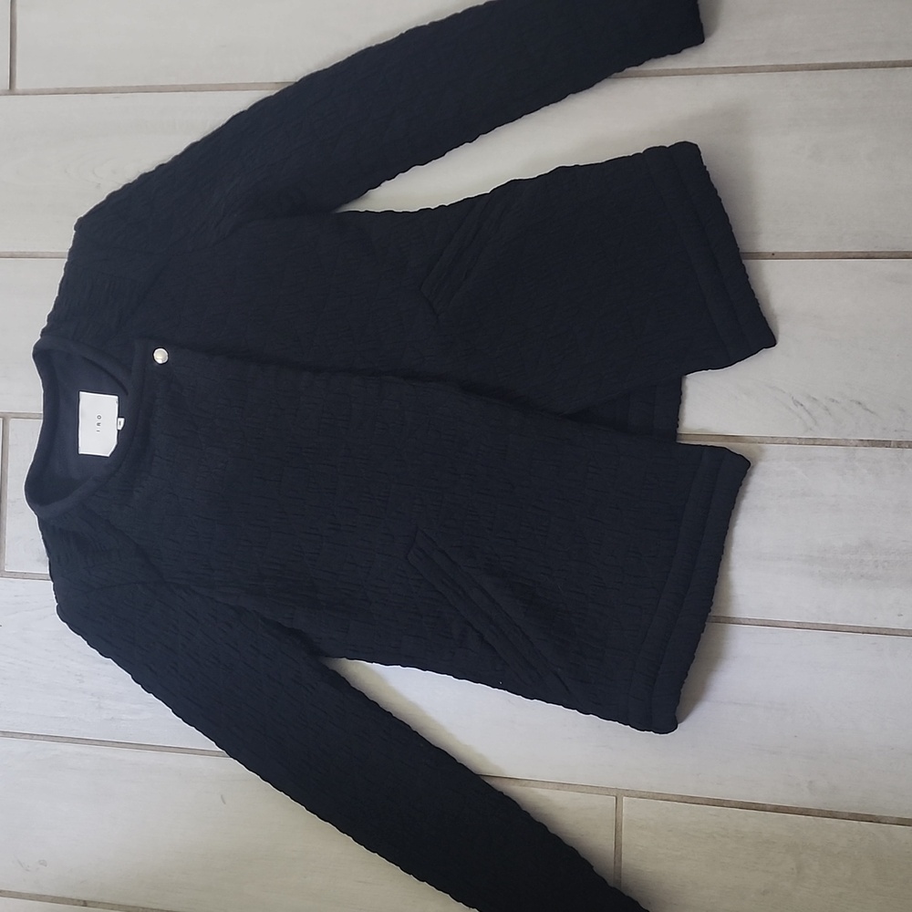 Iro Heddi Textured Patterned Knit Jacket Women's … - image 4